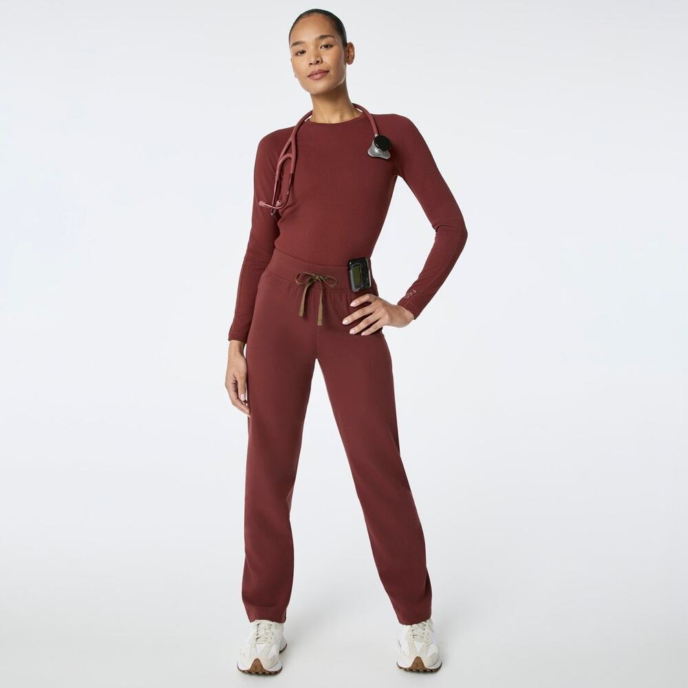 Figs Zamora Jogger Scrub Trouser brown size Medium tall
